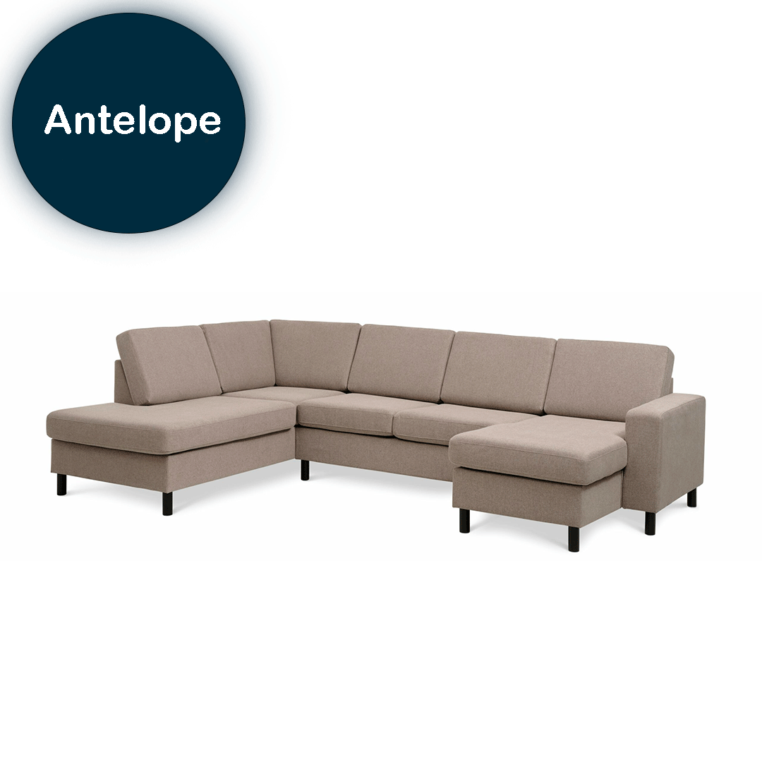 Pan Sofa Højrevendt Antelope