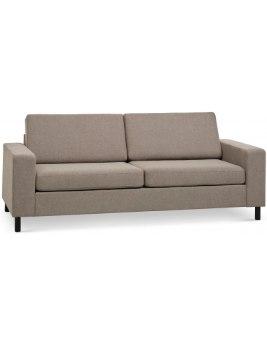Panset Personers Sofa Polyester B218 D81 Sort Lysebrun