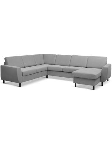Wendy Sofa Polyester B295 D230 Sort Grå